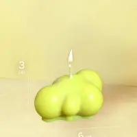 Свеча "Облако" 5х6х3 см, соевый воск Свеча "Облако" 5х6х3 см, соевый воск