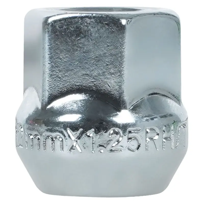 Гайка колесная M12x1,25x21, конус, ключ 17, открытая, хром для а/м Daewoo/Chevrolet