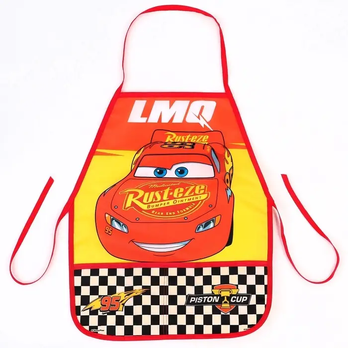 Фартук детский &laquo;Тачки&raquo;, р-р. 490&times;395 мм