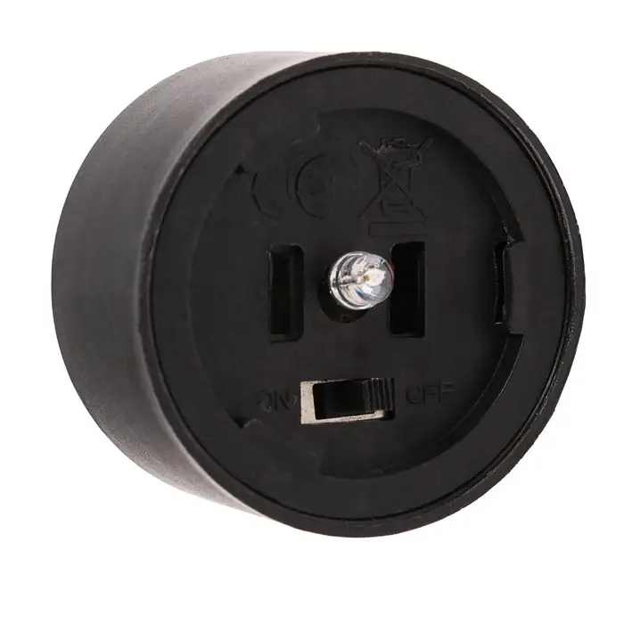 Садовый светильник &laquo;Цилиндр&raquo;, уличный, на солнечной батарее, 4.5&times;30&times;4.5 см, 1 LED, свечение мульти