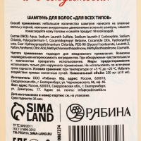РЯБИНА Набор "С Новым годом и Рождеством", гель для душа, шампунь и пена для ванны
