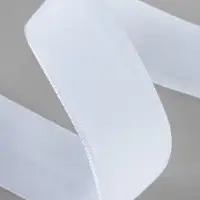 Лента бархатная, 20 мм, 18&plusmn;1 м, белая №01