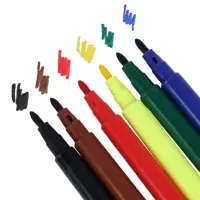 Фломастеры 6 цветов Calligrata, невентилируемый колпачок