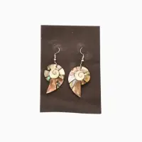 Серьги &laquo;Морская ракушка&raquo;, 5.5&times;2 см, ракушка