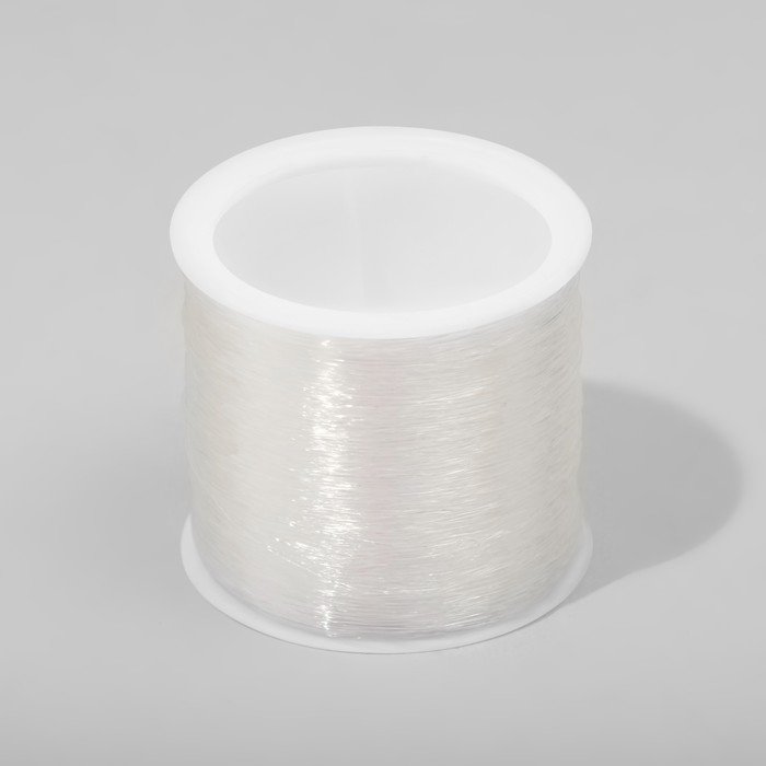 Нить силиконовая (резинка) d=0,5 мм, L=100 м, прозрачная Нить силиконовая (резинка) d=0,5 мм, L=100 м, прозрачная