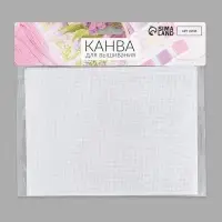 Канва для вышивания, №14, 30&times;20 см, белая