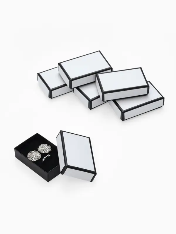 Набор коробочек подарочных 6 шт. под набор &laquo;Стиль&raquo;, 5&times;8 см, цвет чёрно-белый (10901367)