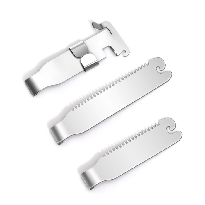 Корректор-фиксатор для вросшего ногтя, размер M, в пластиковом футляре, цвет серебристый