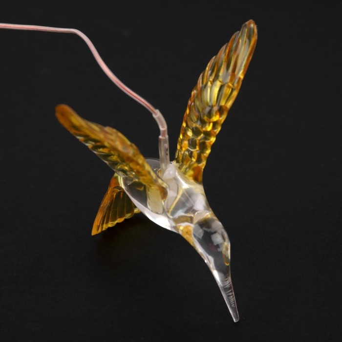 Садовый светильник на солнечной батарее «Колибри», 12.5×86×12.5 см, 6 LED, свечение тёплое белое Садовый светильник на солнечной батарее «Колибри», 12.5×86×12.5 см, 6 LED, свечение тёплое белое