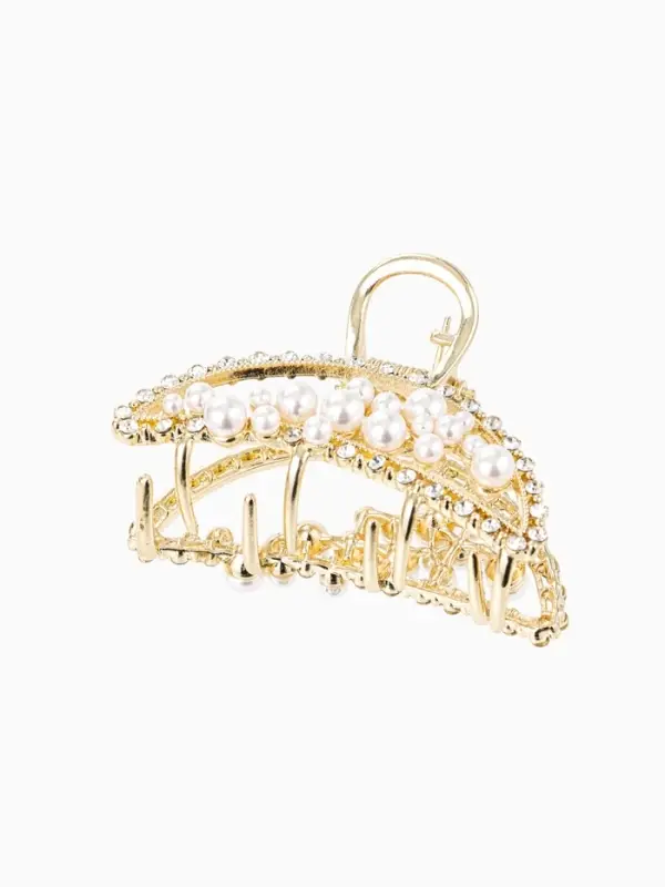 Краб для волос Краб для волос "Абриль" 6 см, золото