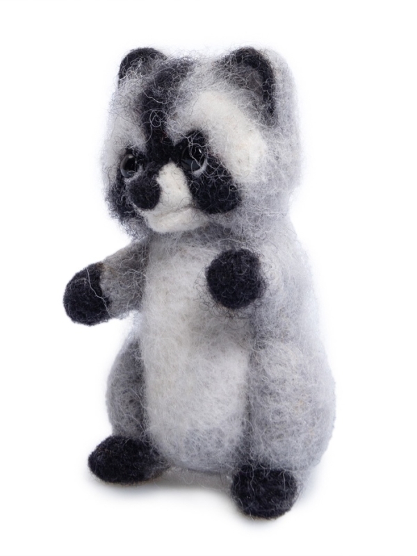 Набор для творчества. Валяние из шерсти.  Набор для творчества. Валяние из шерсти. "Енот" 05588