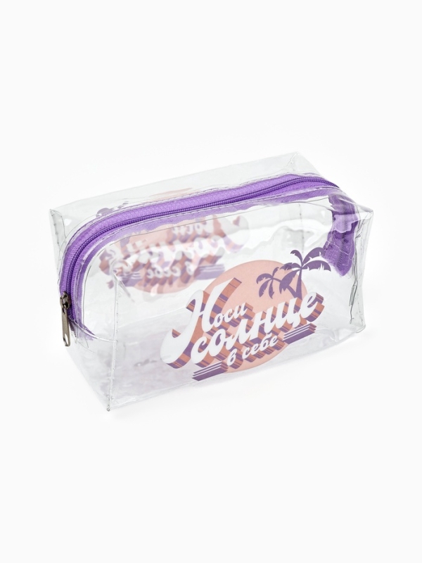 Пенал - косметичка «Sun beauty», 14 х 8 см, ПВХ Пенал - косметичка «Sun beauty», 14 х 8 см, ПВХ