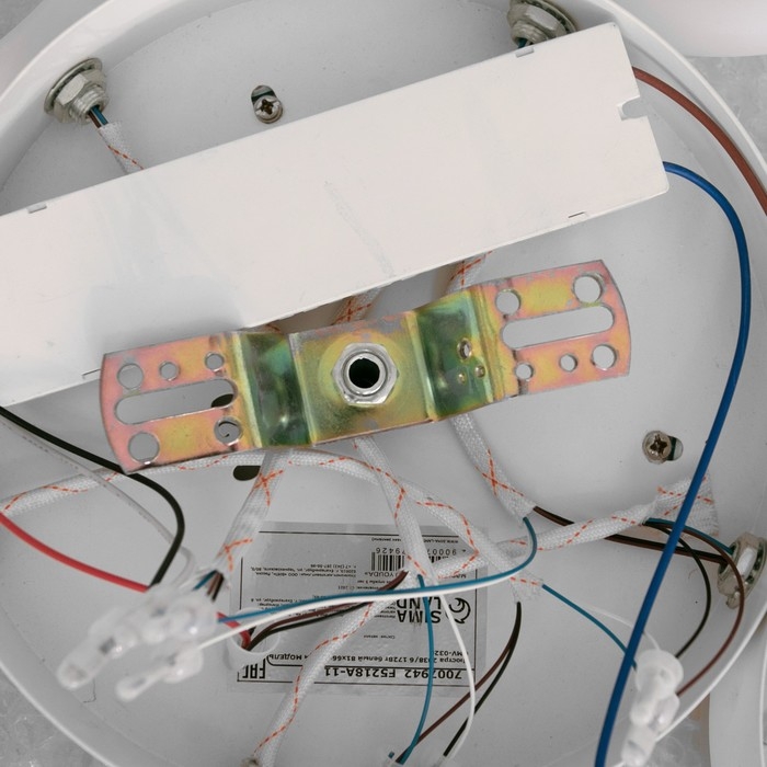 Люстра с ПДУ 2038/6 LED 172Вт белый 81х66х4,5 см BayerLux