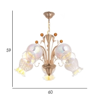 Люстра "Глори" 5х40Вт Е27 Золото МОДЕЛЬ: 2600545