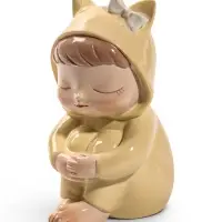 Фигурка декоративная &laquo;Малышка в жёлтом комбинезоне&raquo;, 8&times;6.8&times;12 см