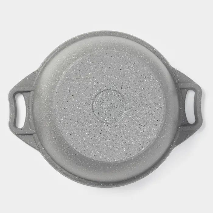 Кастрюля KUKMARA, 2 л, d=20 см, h=10.5 см, антипригарное покрытие, литой алюминий, серая