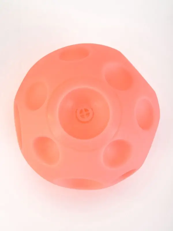 Игрушка для собак &laquo;Луна-мяч&raquo;, 6 см, пищащая, розовая