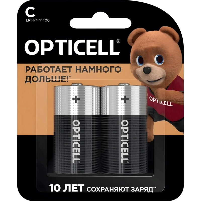 Батарейка OPTICELL С 2шт/уп