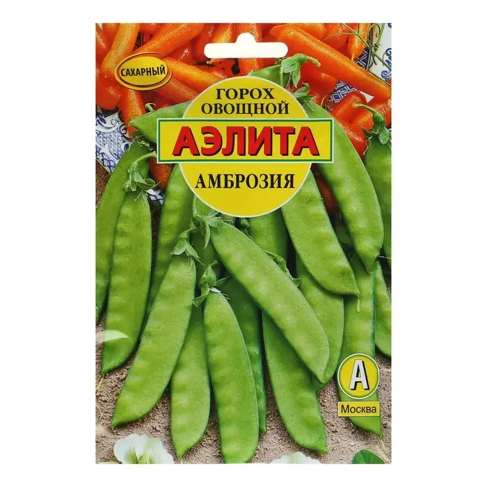 Семена Горох овощной &laquo;Амброзия&raquo;, сахарный, 25 г, &laquo;Аэлита&raquo;