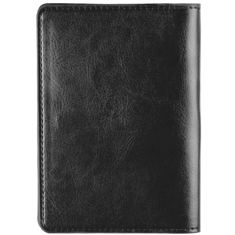 Обложка для паспорта Nebraska, черная Обложка для паспорта Nebraska, черная