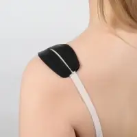 Подкладки под бретели, 9&times;5 см, цвет чёрный