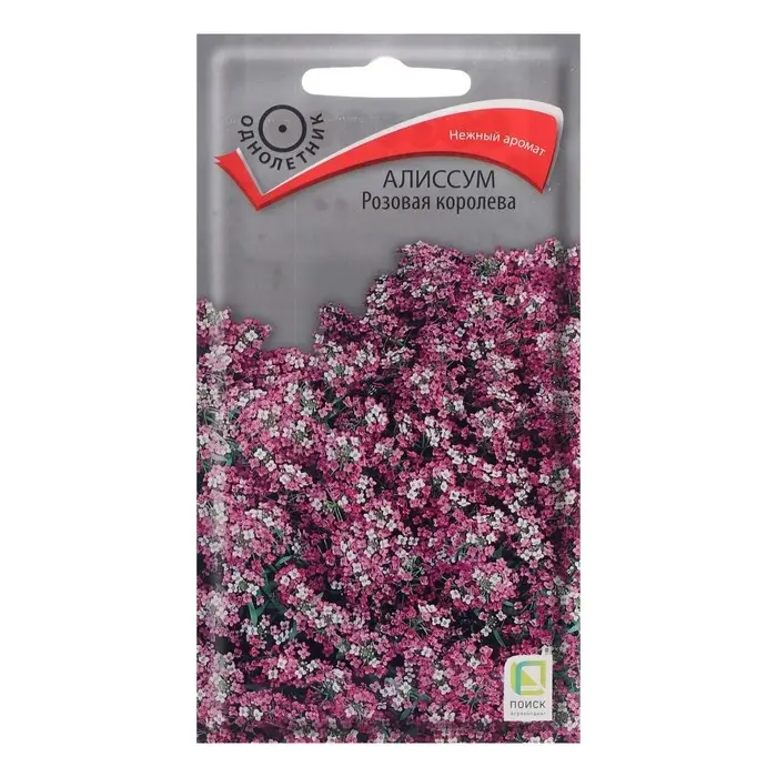 Семена цветов Алиссум  Семена цветов Алиссум "Розовая королева", 0,3 г