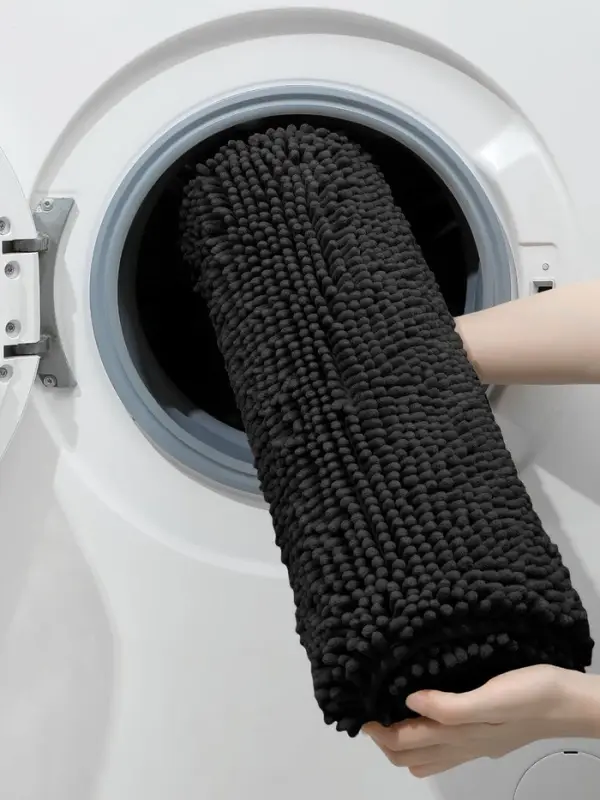 Коврик для дома LaDо́m, букли, плотность 1000 г, 50&times;80 см, графитовый