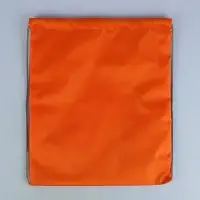 Мешок для обуви 420&times;340 мм, Calligrata &laquo;Стандарт&raquo;, (мягкий полиэстер, плотность 210 D), оранжевый