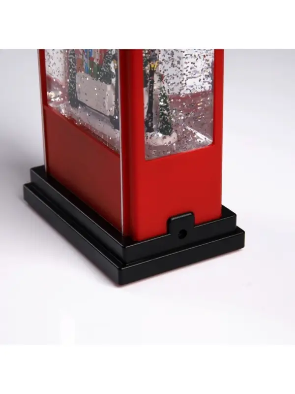 Светодиодная фигура &laquo;Бензоколонка&raquo; 11.5&times;28&times;7.5 см, пластик, от батареек ААх3, USB, свечение тёплое белое