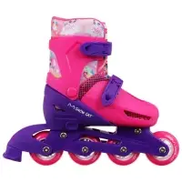 Набор: коньки детские раздвижные Snow Cat, с роликовой платформой, защита, размер 30-33