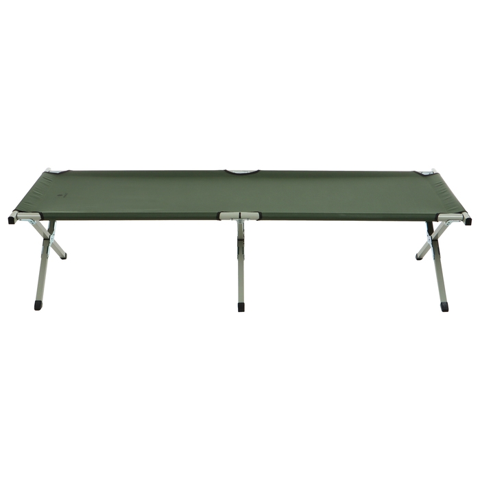Раскладушка maclay, складная, 184 х 59 х 40 см, до 120 кг, цвет зелёный Раскладушка maclay, складная, 184 х 59 х 40 см, до 120 кг, цвет зелёный