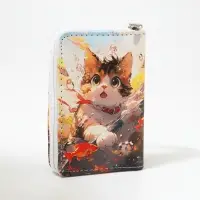 Кошелёк детский Выбражулька &laquo;Котик&raquo;, на молнии, разноцветный