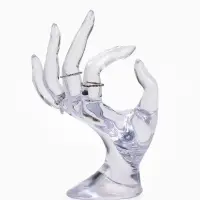 Подставка для украшений &laquo;QF. Рука&raquo;, 10.5&times;8&times;16 см, прозрачная