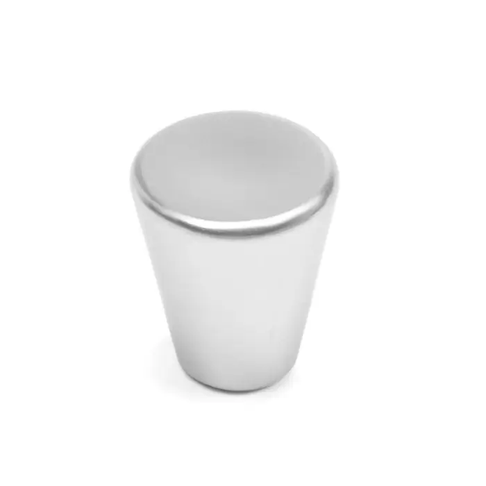 Ручка-кнопка CAPPIO РК019, d=20 мм, пластик, цвет матовый хром