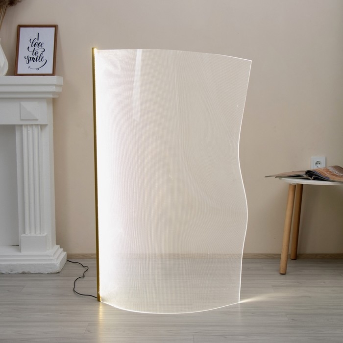 Торшер  Торшер "Аура" LED 28Вт 4000К золото 70х10х120см