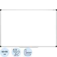 Доска магнитно-маркерная Attache 60х90 см алюм. профиль черн.угл