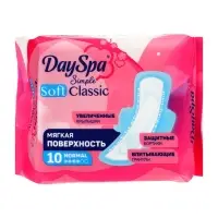 Прокладки Day Spa Simple классик, нормал, софт, 10 шт.