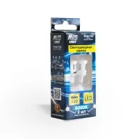 T145 T10/белый/ (W2.1x9.5d) CANBUS 6SMD 3030 12V 2W коробка 2 шт.