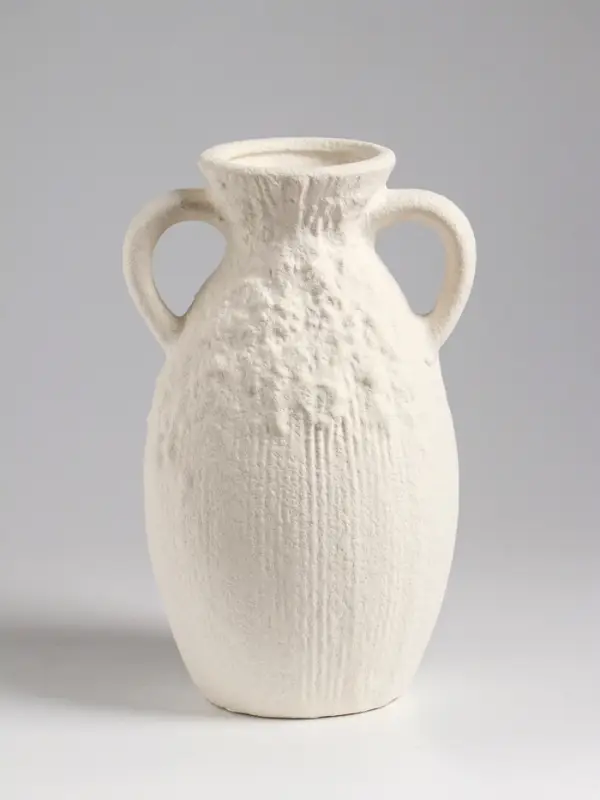 Ваза настольная керамика Ваза настольная керамика "Фонси" 20,5х10 см, белый