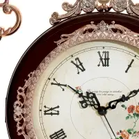 Часы настенные двусторонние &laquo;Розы&raquo;, подвес, 41&times;33 см