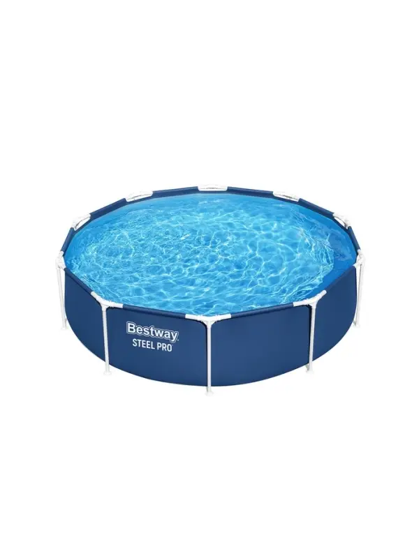 Бассейн каркасный Steel Pro, 305&times;76 см, фильтр-насос, круглый. 56679 Bestway