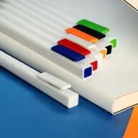 Ручка шариковая Swiper SQ, белая с красным