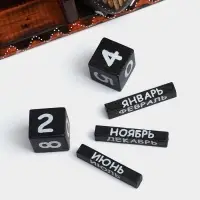 Вечный календарь настольный &laquo;Сова с большими глазами&raquo;, 15&times;5&times;7.5 см, дерево