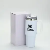 Термокружка 1200 мл, белая
