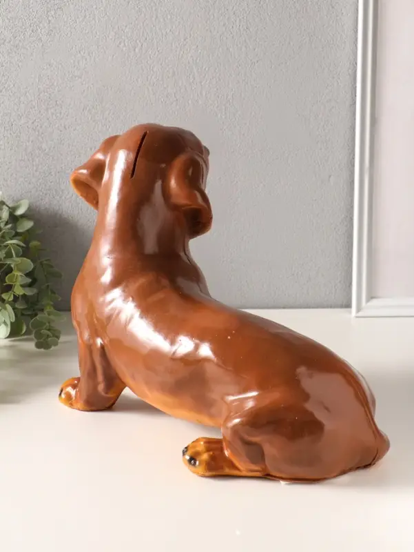 Копилка для денег полистоун &laquo;Собака Такса&raquo;, 25&times;43 см