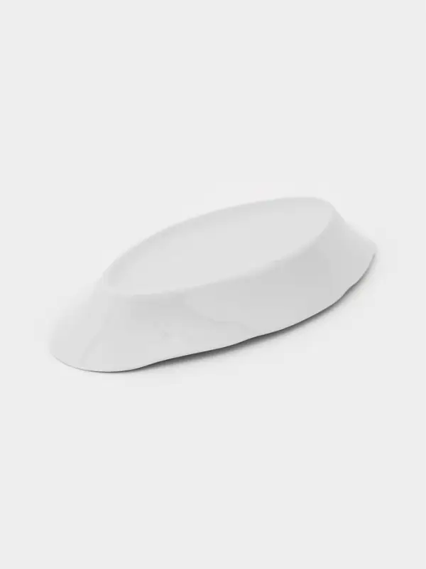 Селёдочница Добрушский завод &laquo;Идиллия&raquo;, 25&times;13 см, фарфор, белая