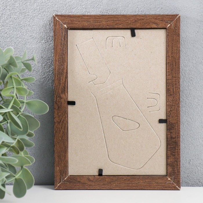 Фоторамка дерево 10х15 см, мокко (пластиковый экран) Фоторамка дерево 10х15 см, мокко (пластиковый экран)