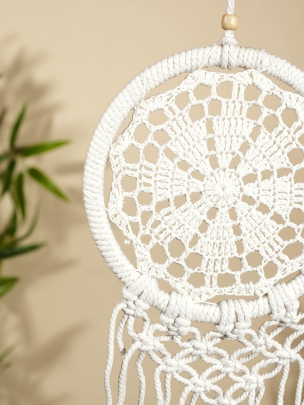 Ловец снов Ловец снов "Белый цветочек" 17х50 см.