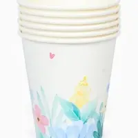 Стакан одноразовый бумажный &laquo;Весенние цветы&raquo;, 250 мл