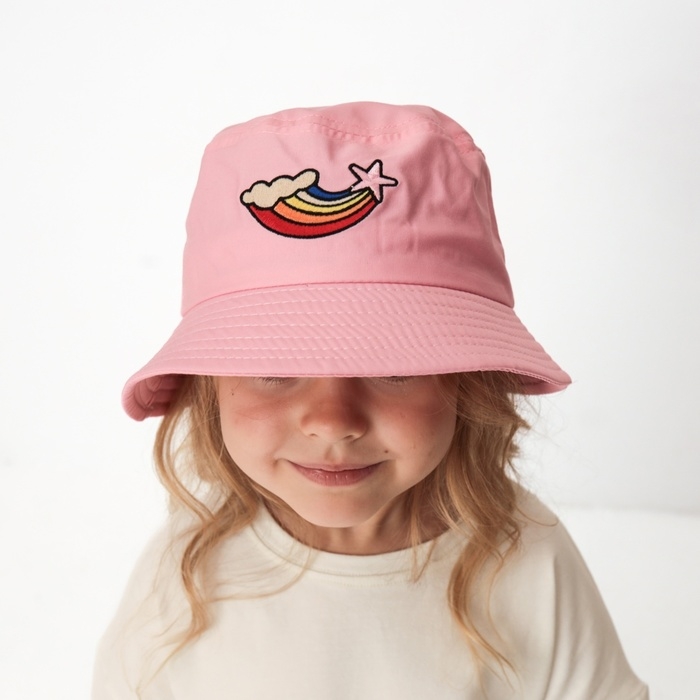 Панама для девочки Панама для девочки "Радуга" MINAKU цвет розовый, р-р 50-52